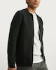 image 1 of The F&F Edit Knitted Pocket Front Zip Up Collared Jacket in Khaki