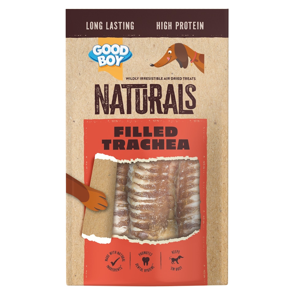 Good Boy Naturals Filled Trachea Dog Treat 120g