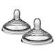 image 2 of Tommee Tippee Advanced Anti-Colic Baby Bottle Teats Medium Flow 3m+ 2 Pack