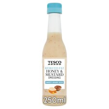 Tesco Reduced Fat Honey & Mustard Dressing 250Ml