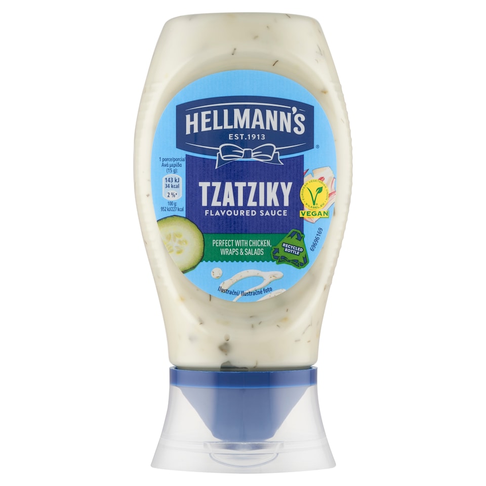 Obrázek 1 pro produkt Hellmann's Omáčka k masu Tzatziky 250ml
