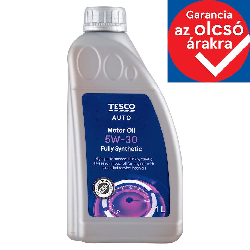 Tesco Auto Fully Synthetic 5W-30 motorolaj 1 l