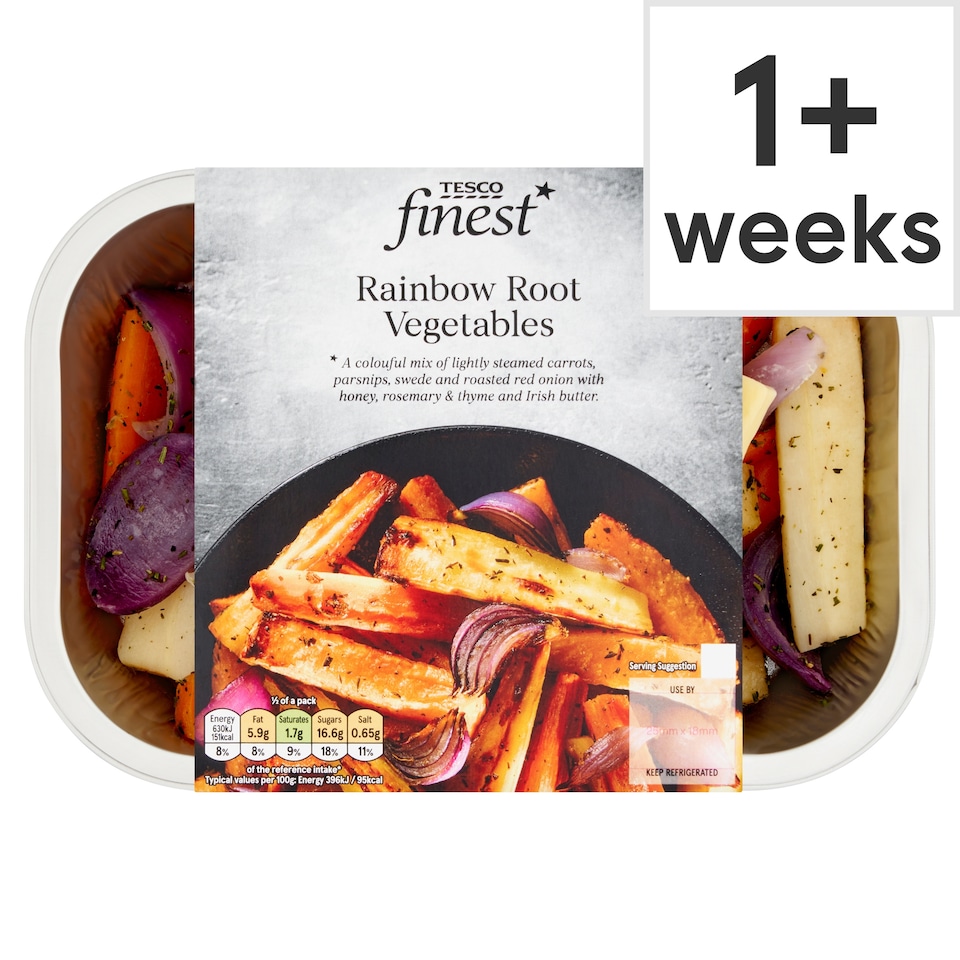 Tesco Finest Rainbow Root Vegetables 400g