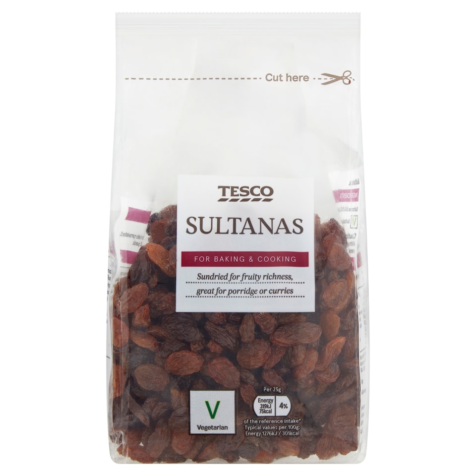 Tesco Sultanas 375G