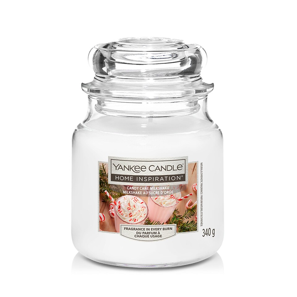 YANKEE CANDY CANE MILKSHAKE JAR 340G Tesco Groceries