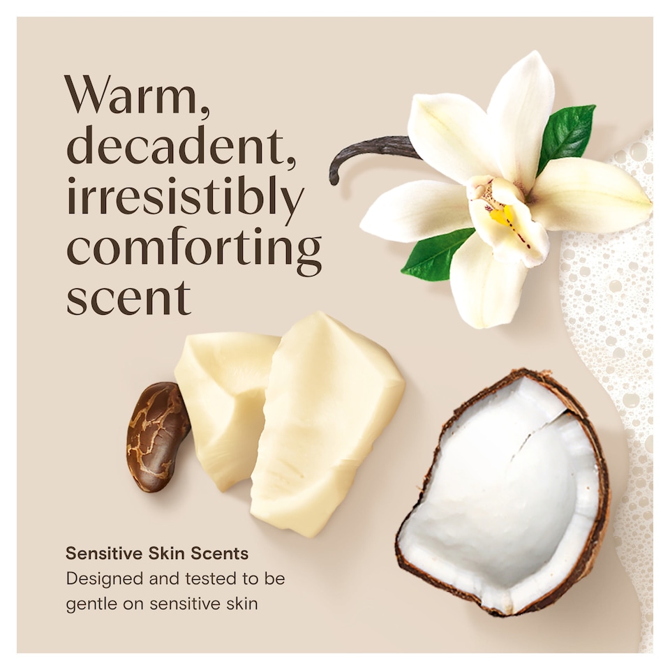 image 1 of Aveeno Daily Moisturising Body Wash Cocoa Butter Vanilla Scent 300ml