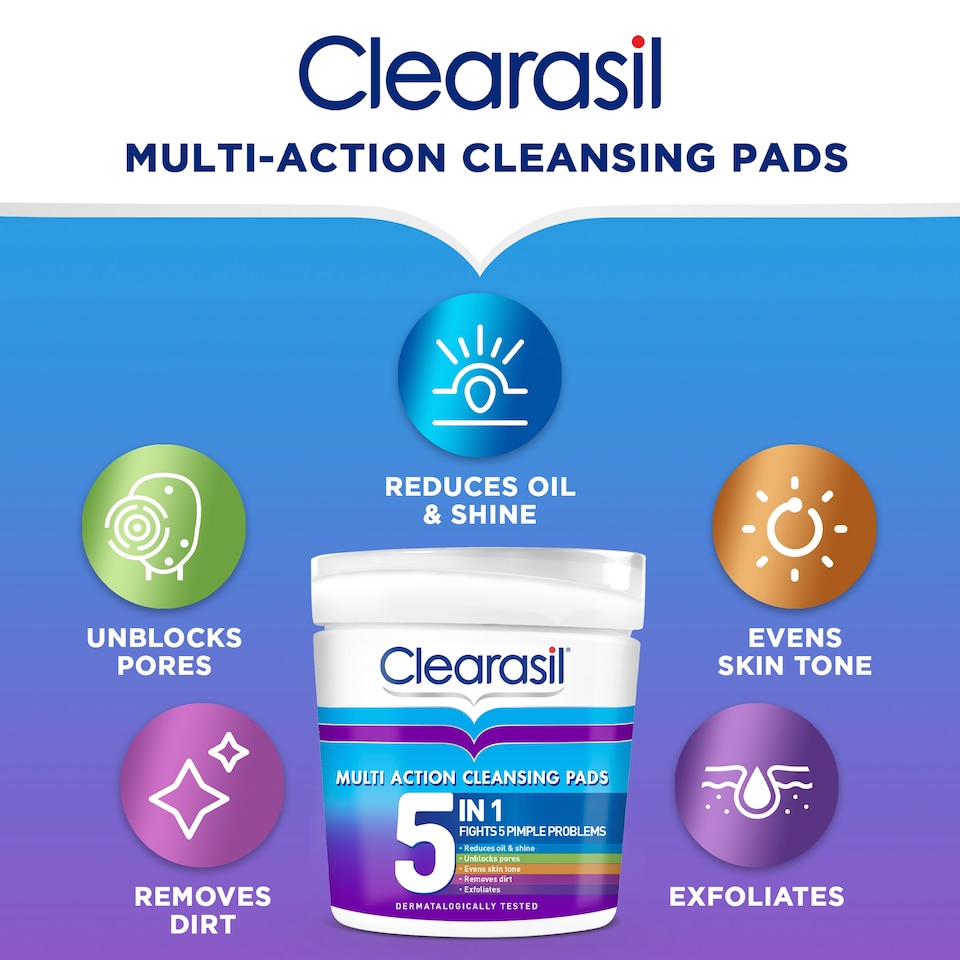image 1 of Clearasil Ultra 5In1 Cleansing Pads