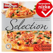 Don Peppe Selection Pizza chorizo & špenát 440 g