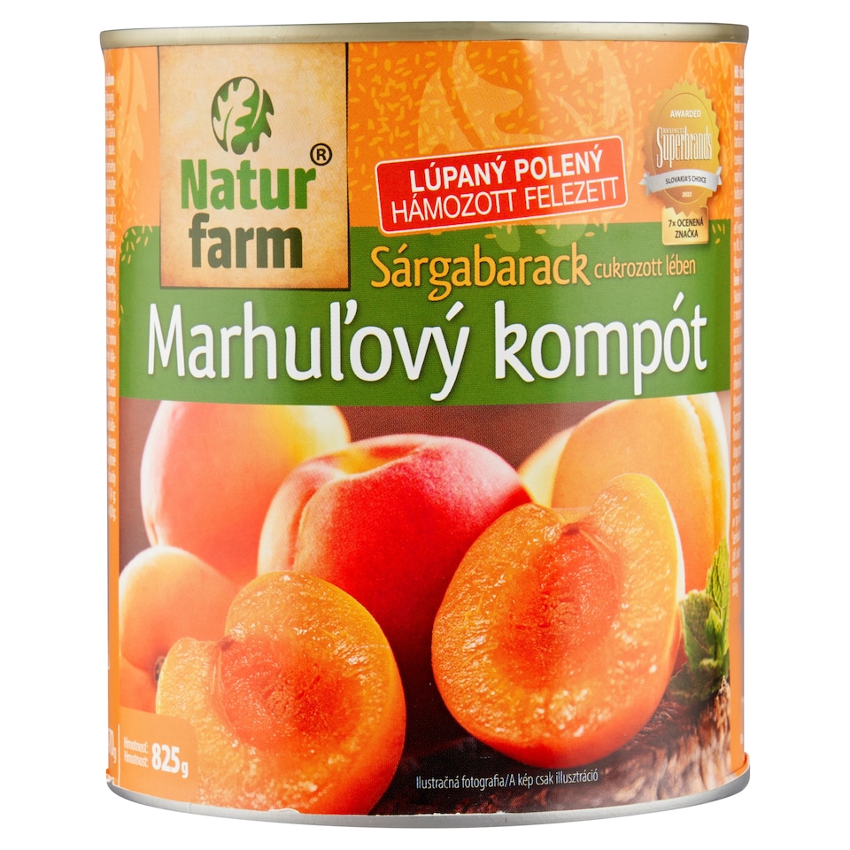 obrázok 1 z Natur Farm Marhuľový kompót 825 g