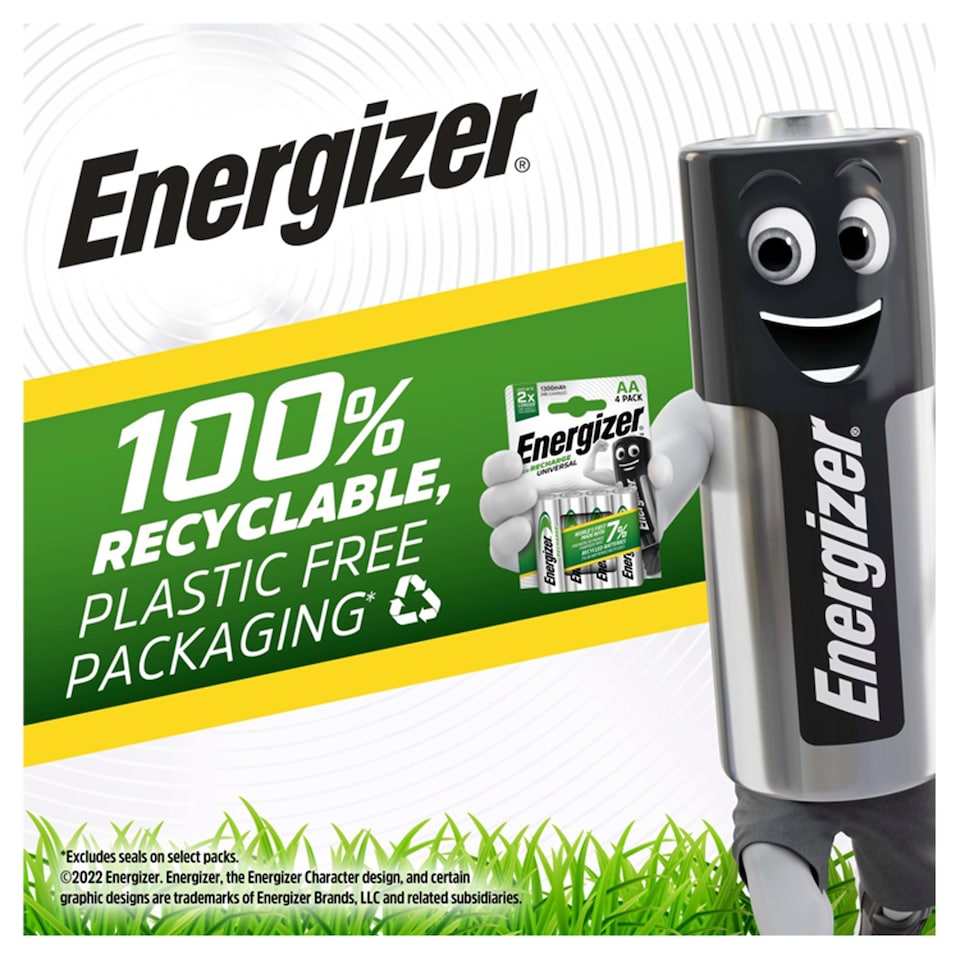 image 1 of Energizer Universal AAA 500mAh 4 Pack
