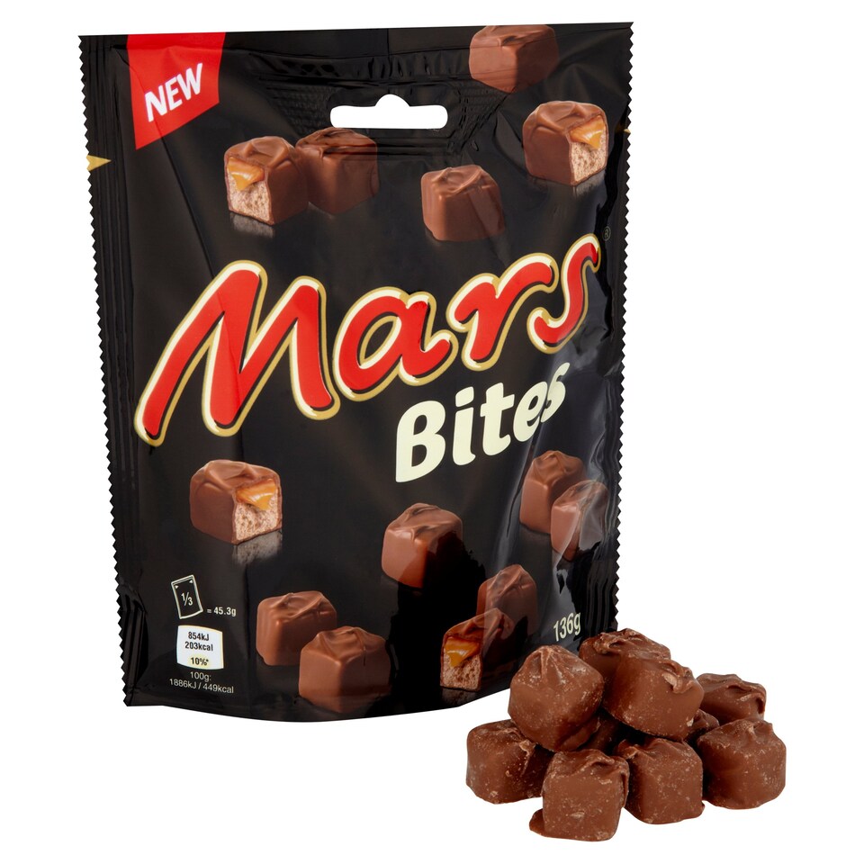 image 1 of Mars Bites Chocolate Pouch 136G