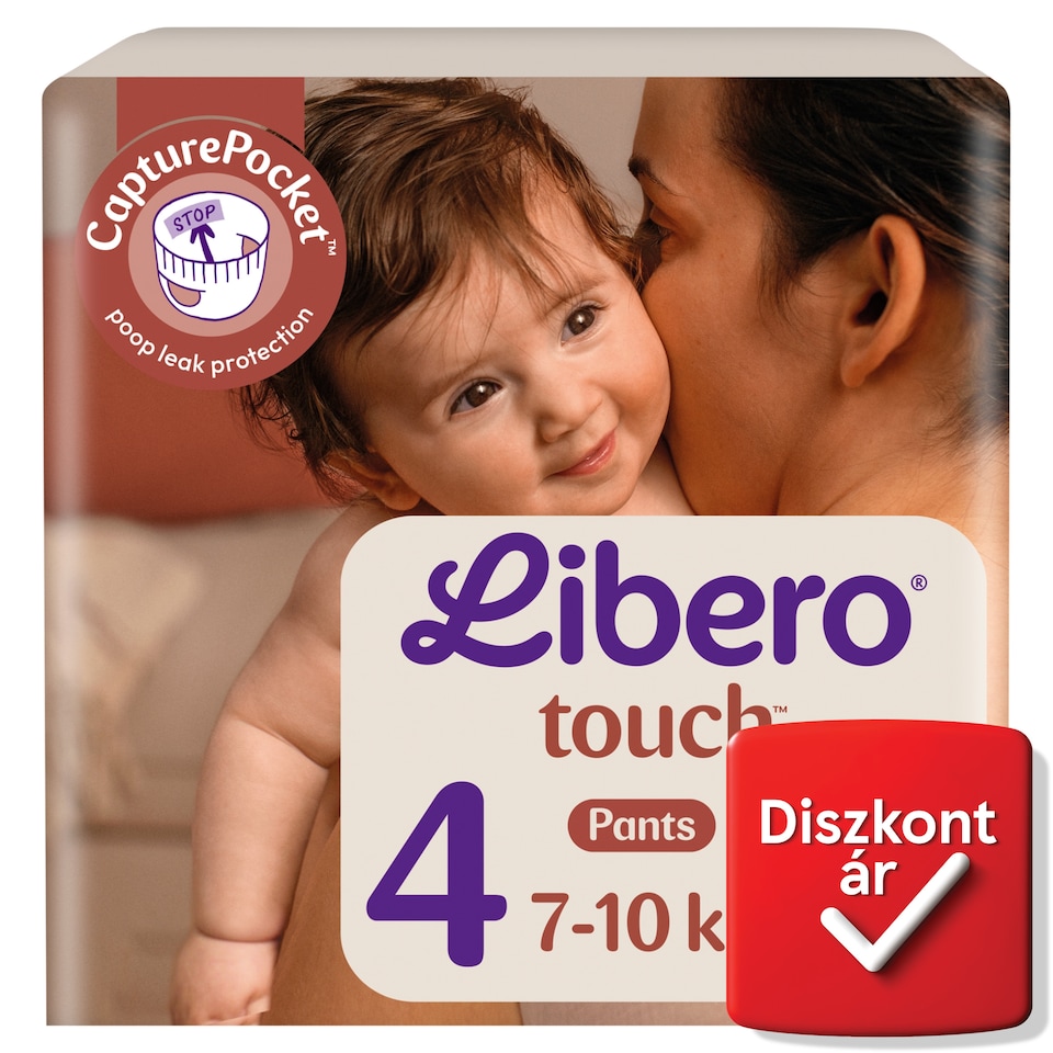 Libero Touch bugyipelenka, méret: 4, 7-10 kg, 29 db  1. kép