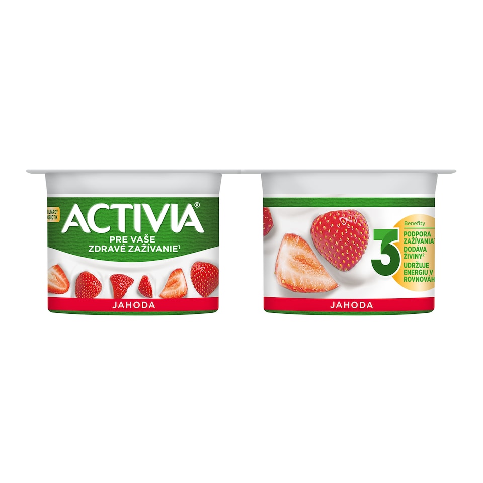 Obrázek 1 pro produkt ACTIVIA Jahoda 4x120g