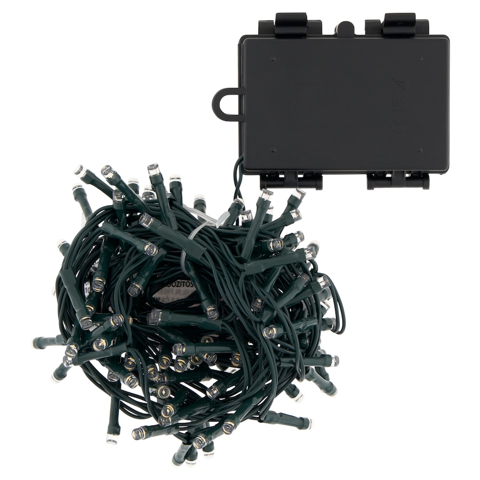 Tesco Home 100 LED meleg fényű időzítős fényfüzér 4,95 m  1. kép