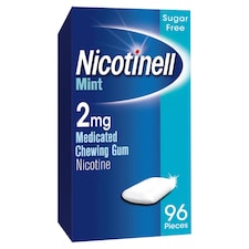Nicotinell Stop Smoking Aid 2mg Medicated Chewing Gum - Mint 96s
