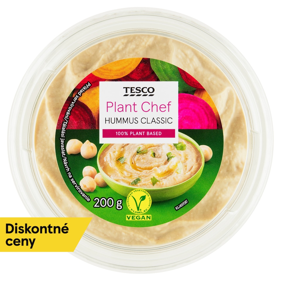 Tesco Plant Chef Hummus Classic 200 g