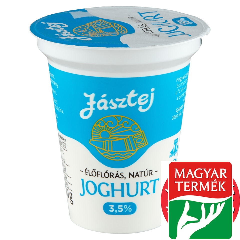 Jásztej élőflórás natúr joghurt 3,5% 150 g