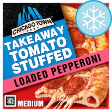 Chicago Town Medium Takeaway Pepperoni Pizza 490G