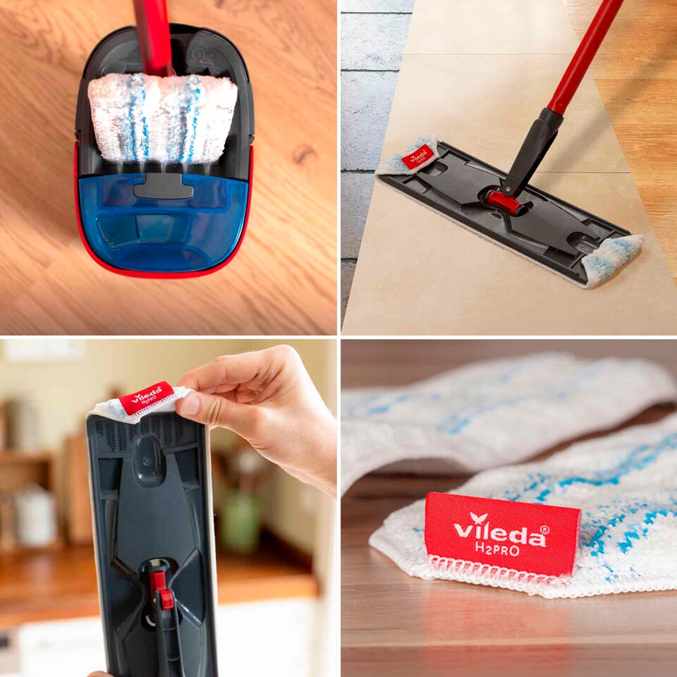 image 1 of Vileda H2Pro Flat Mop Refill