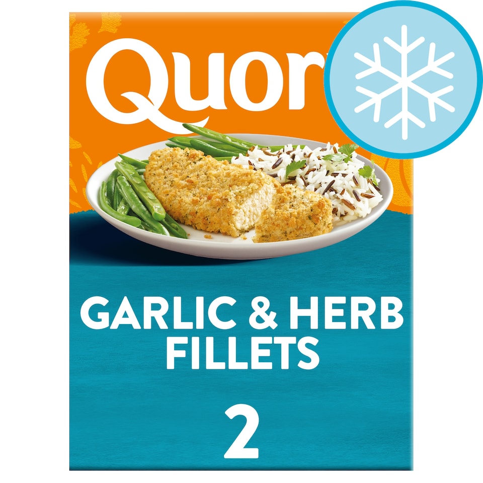 Quorn Garlic & Herb Fillets 2 Pack 200g