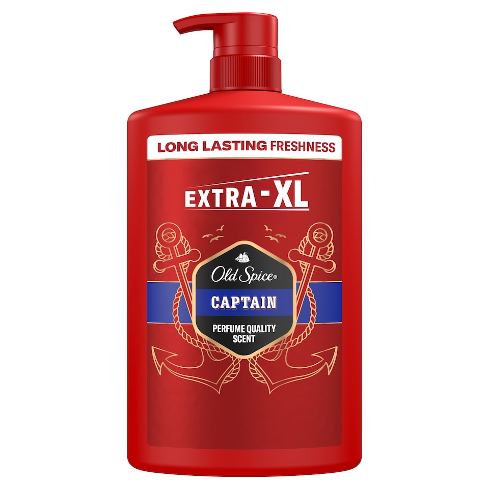 obrázok 1 z Old Spice Captain 3 V 1 Sprchový Gél A Šampón Pre Mužov 1000ml