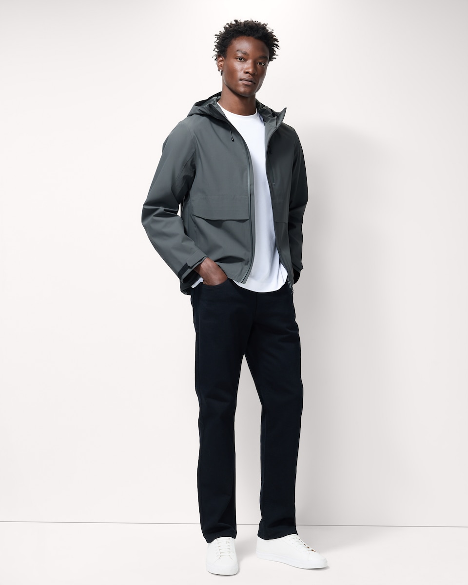 image 1 of F&F Lightweight Waterproof Jacket in Grey