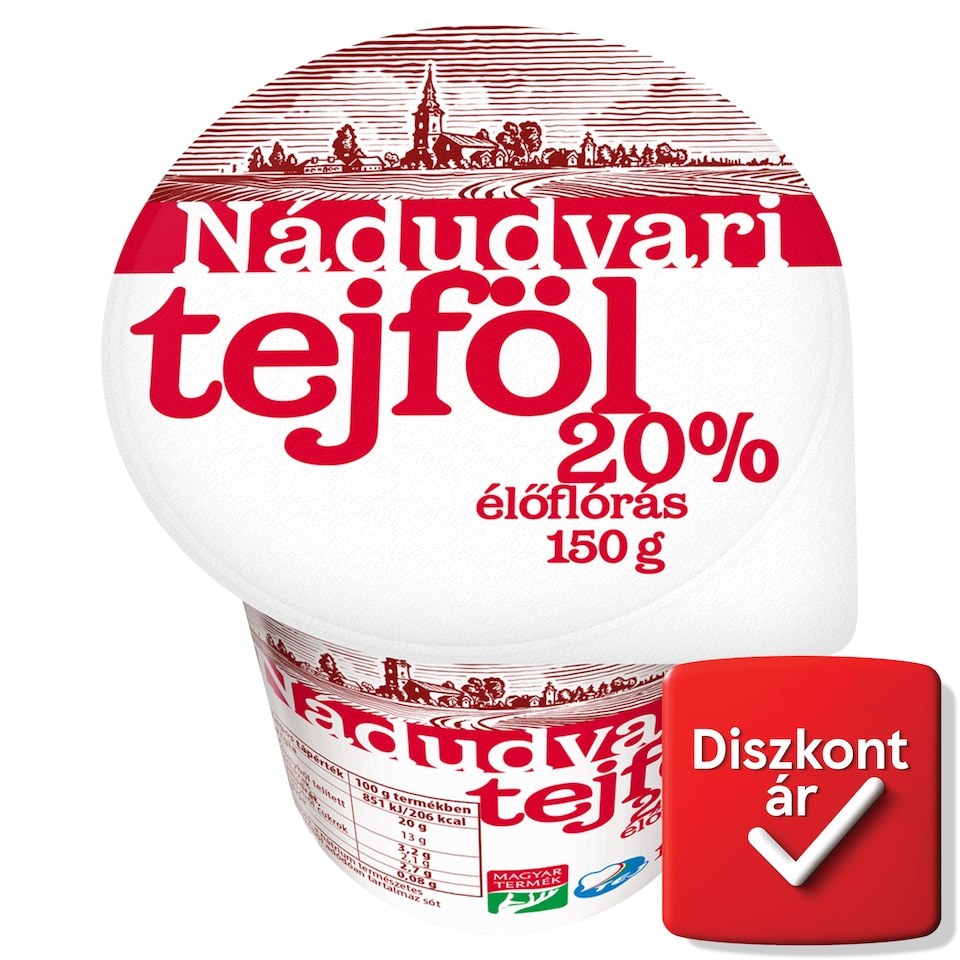 Nádudvari élőflórás tejföl 20% 150 g