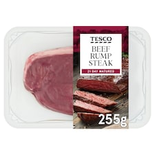 Tesco Beef Rump Steak 255G