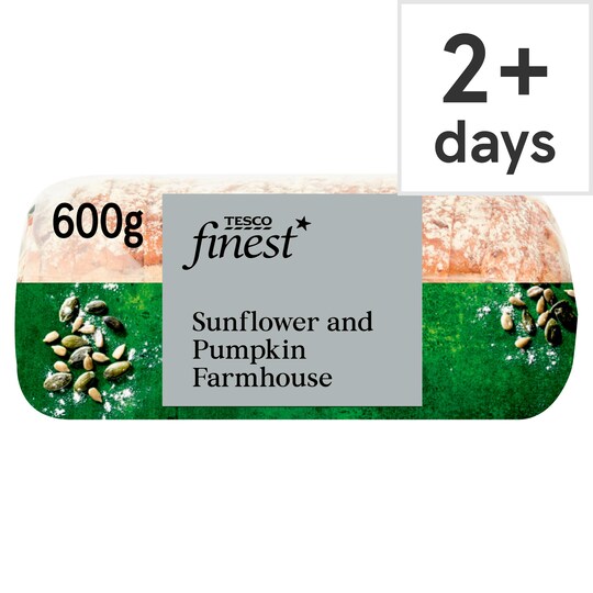 Tesco Finest Sunflower & Pumpkin Loaf 600G Tesco Groceries