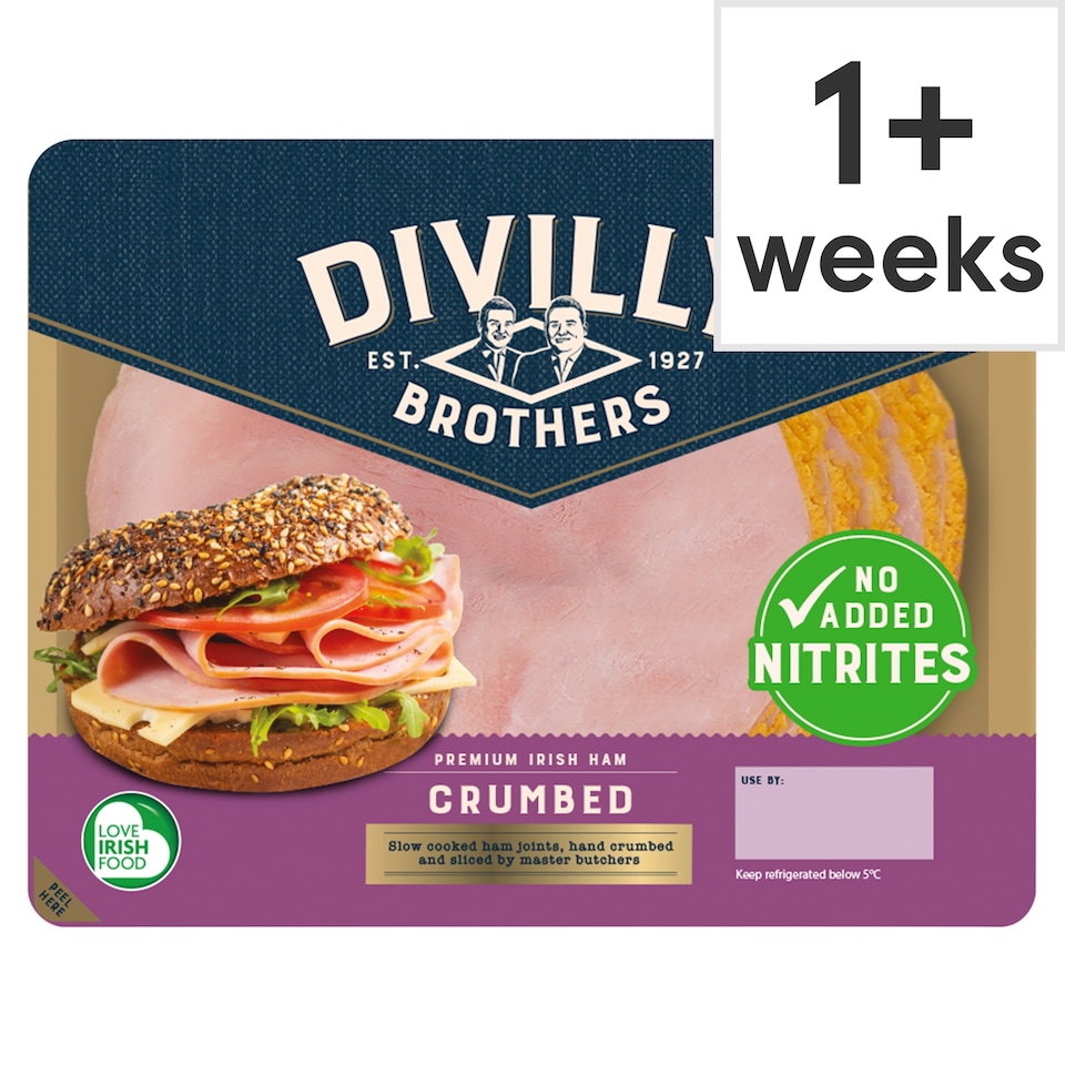 Divilly Brothers No Added Nitrites Crumbed ham 90g