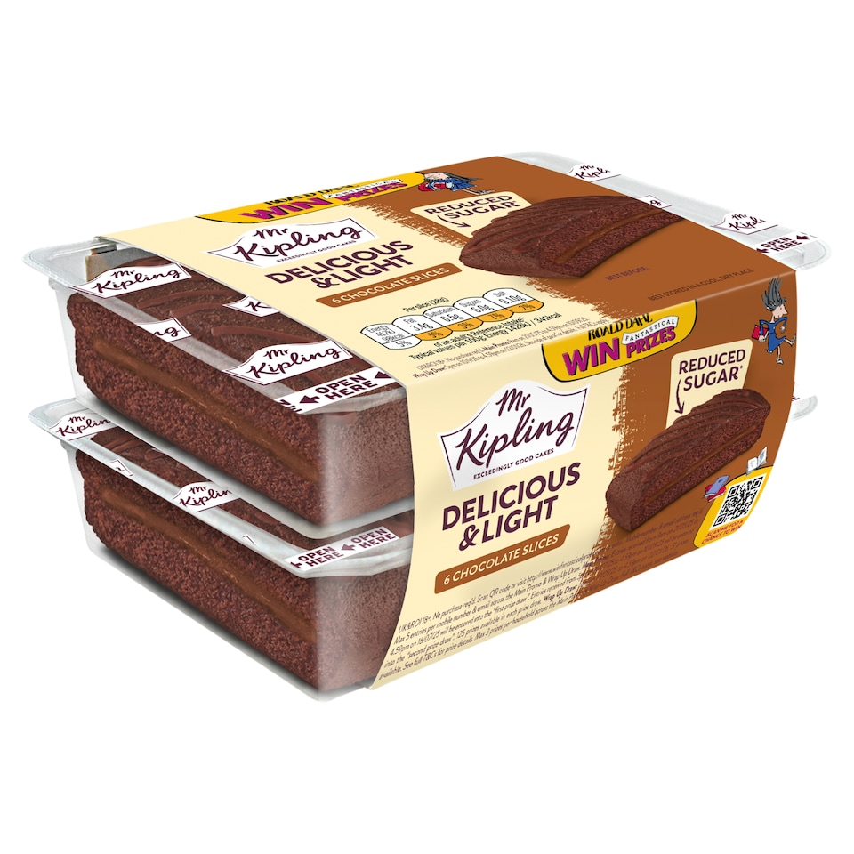 image 1 of Mr Kipling Deliciously Good Chocolate Slices 6 Pack