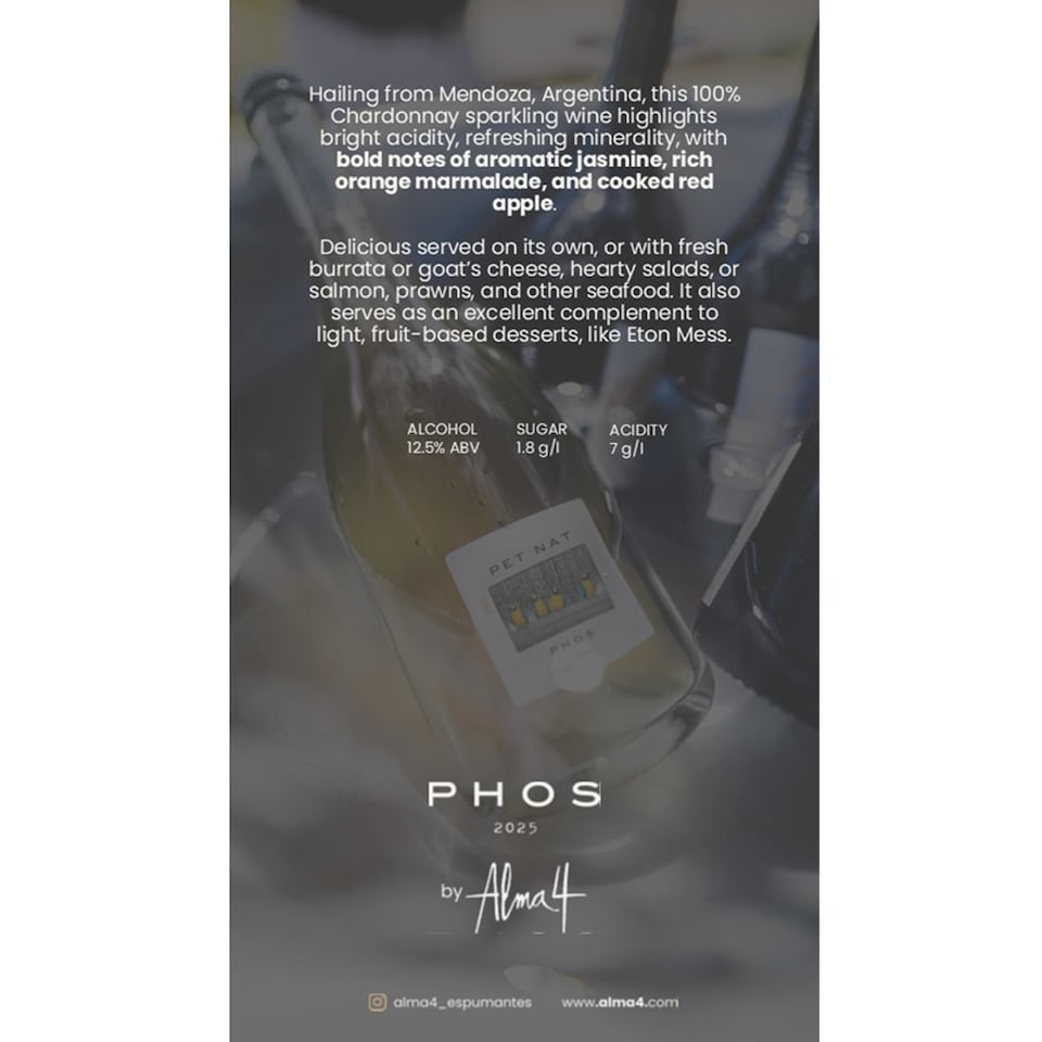 image 1 of Alma 4 Phos Pet Nat 75cl