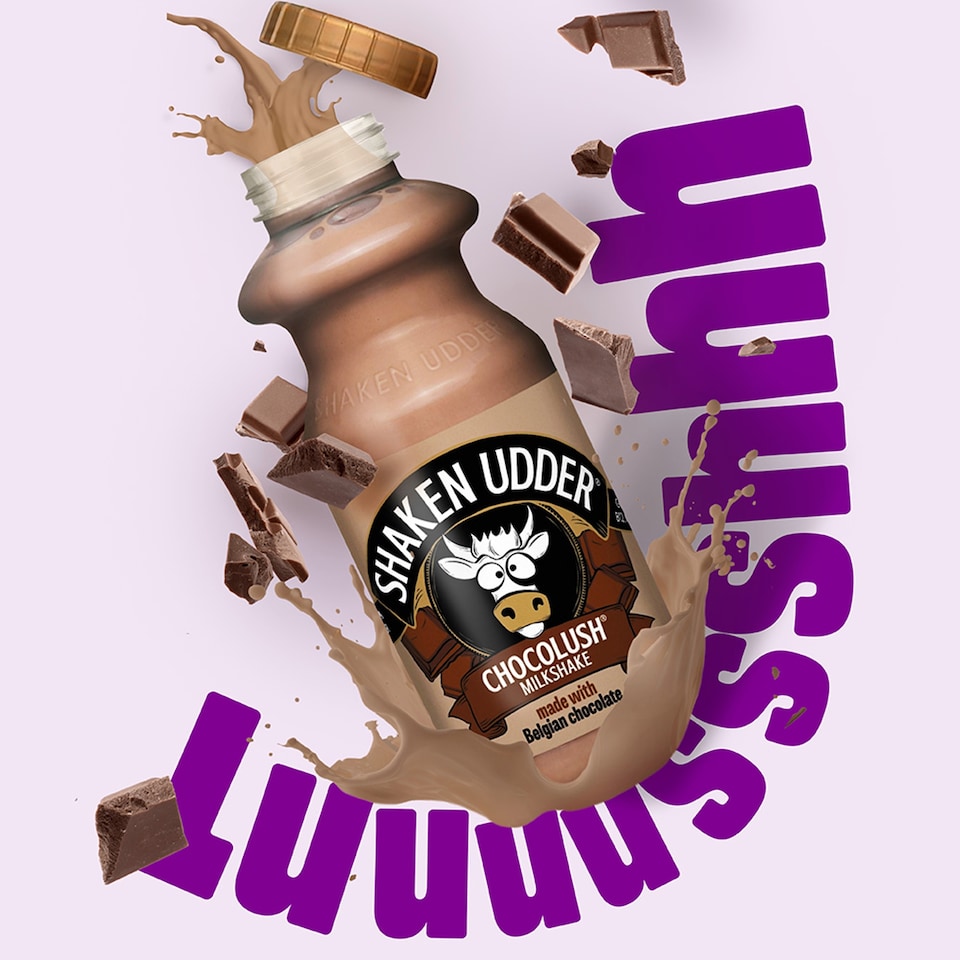 image 1 of Shaken Udder Chocolush Milkshake 330Ml