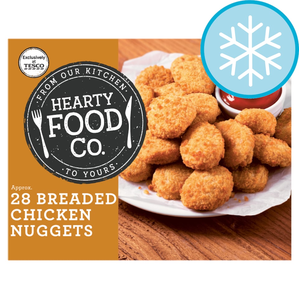 Hearty Food Co. 28 Breaded Chicken Nuggets 450g