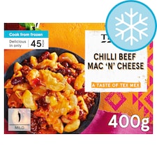Tesco Chilli Beef Nacho Mac 'N' Cheese 400g