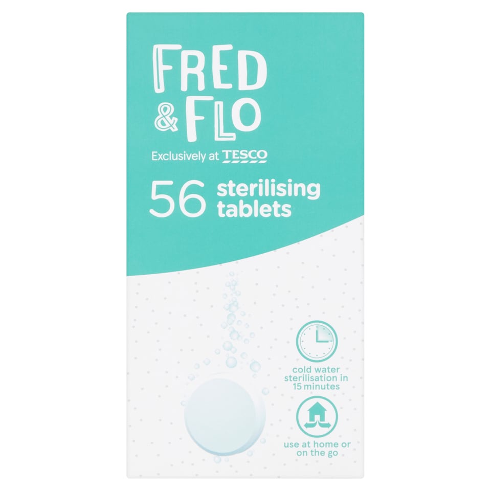 Fred & Flo Sterilising Tablets 56 Pack