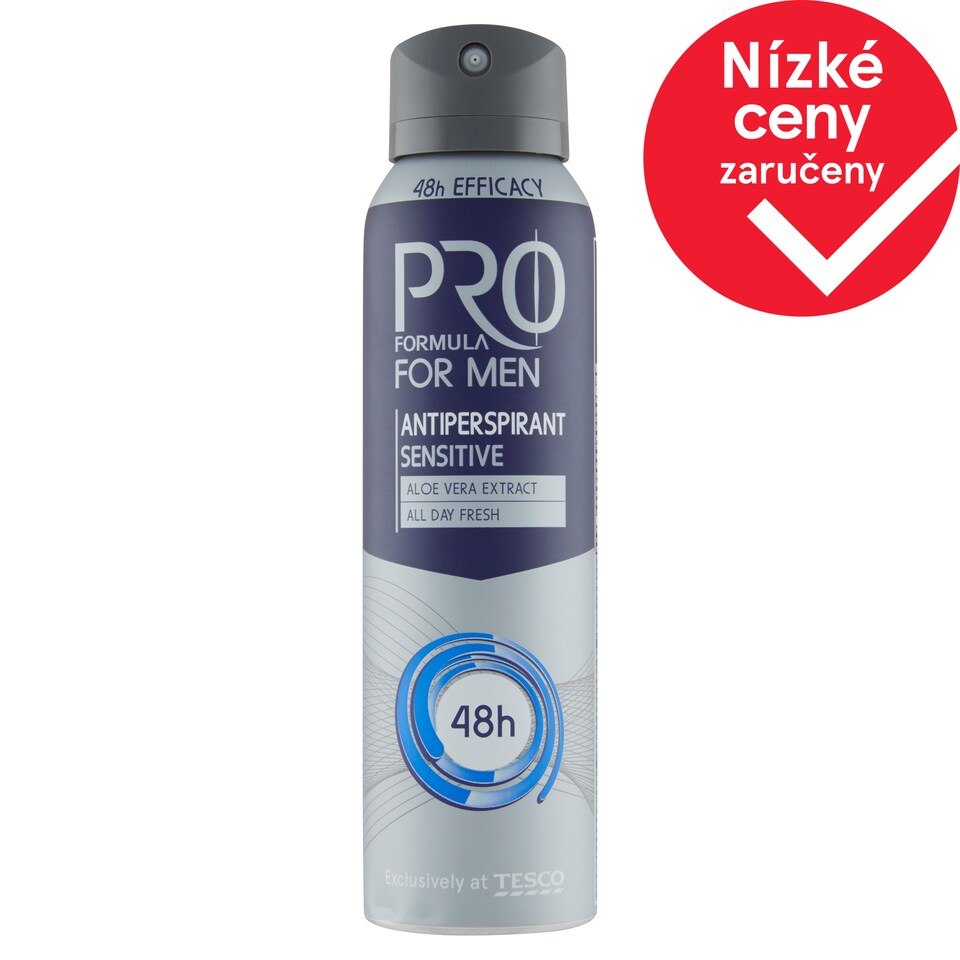 Tesco Pro Formula For Men Sensitive antiperspirant deodorant 150ml