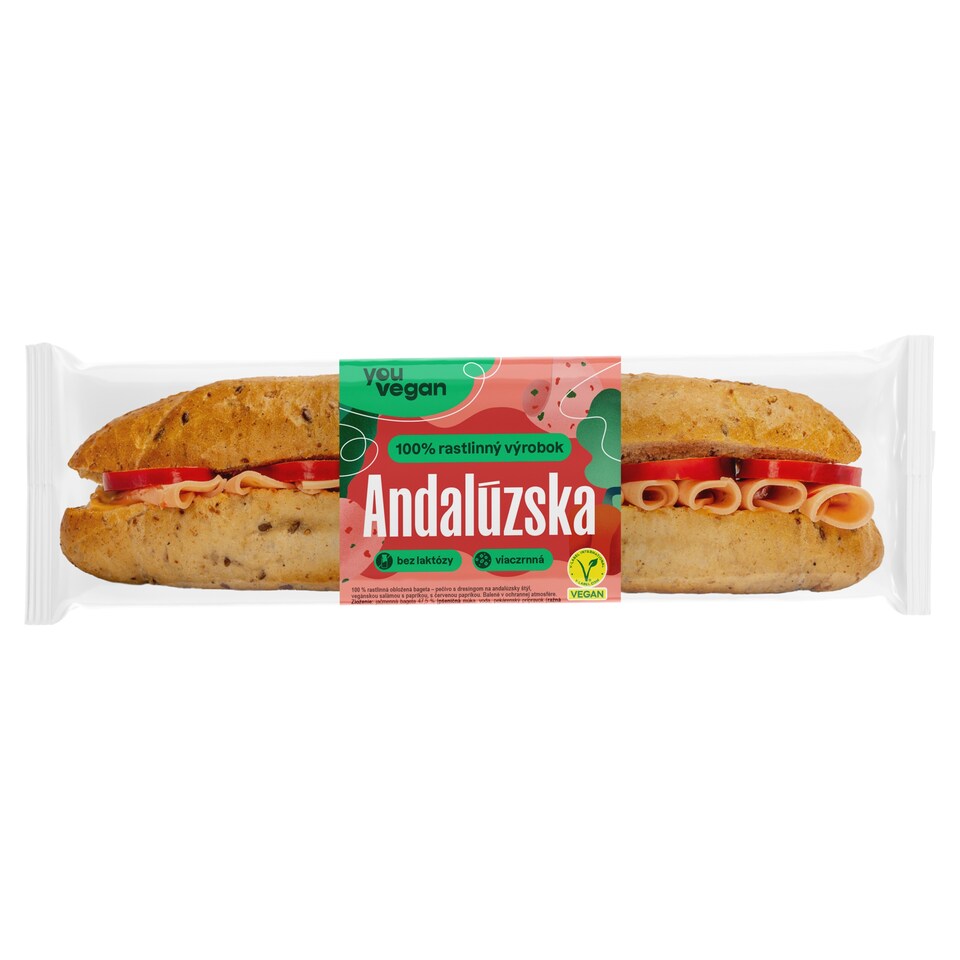 You Vegan Andalúzska rastlinná bageta 200 g
