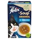 Purina Felix Soup Original halas válogatás szószban nedves macskaeledel 6 x 48 g  1. kép