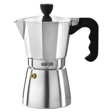 La Cafetiere Silver Stovetop Coffee Maker Large