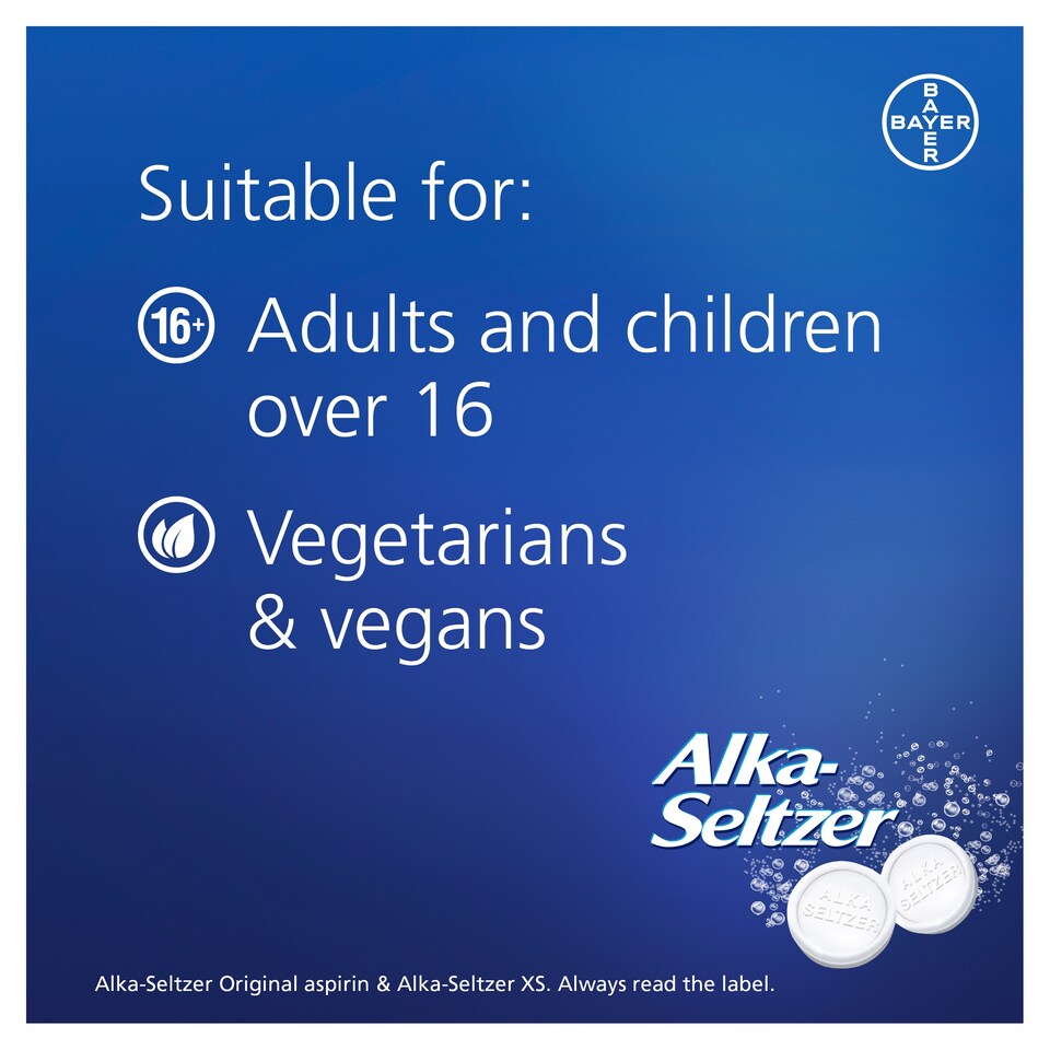 image 1 of Alka-Seltzer Original Soluble Tablets - Pain & Cold/Flu Relief with Aspirin 20s