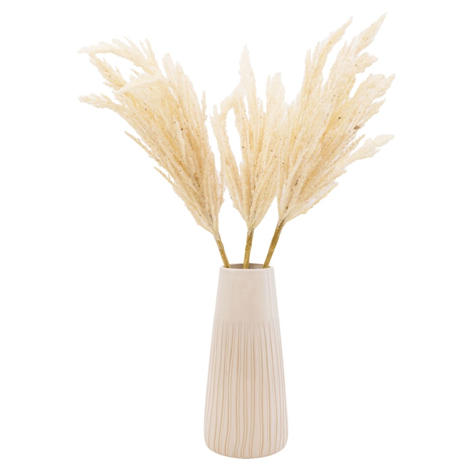 image 1 of Pampas In Cream Vase