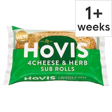 Hovis Cheese & Herb Sub Rolls 4 Pack