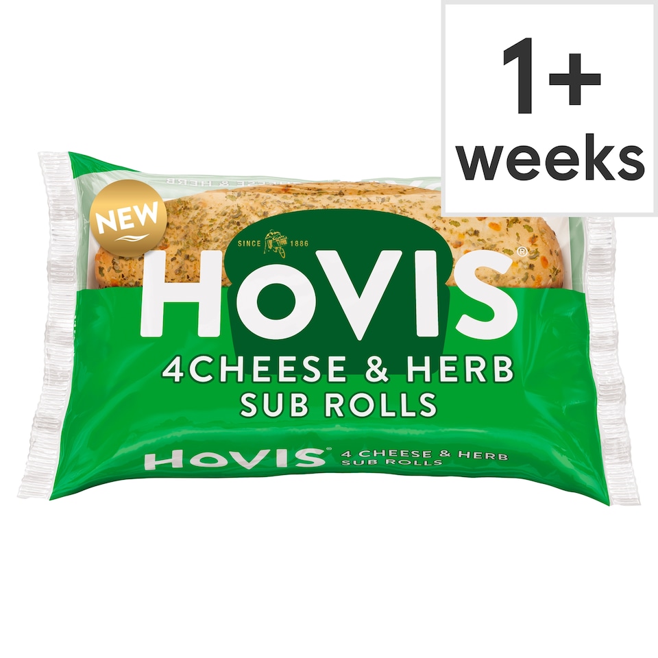 image 1 of Hovis Cheese & Herb Sub Rolls 4 Pack