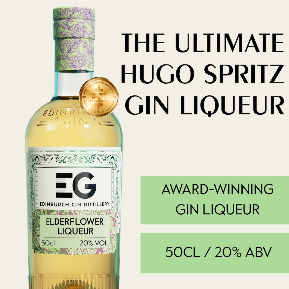 image 1 of Edinburgh Gin Elderflower Liqueur 50Cl