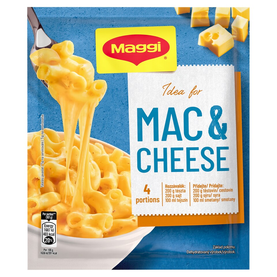 Maggi Mac&Cheese sajtos tészta alap 28 g