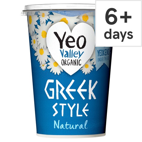 Yeo Valley Greek Style Natural Yogurt 450G Tesco Groceries