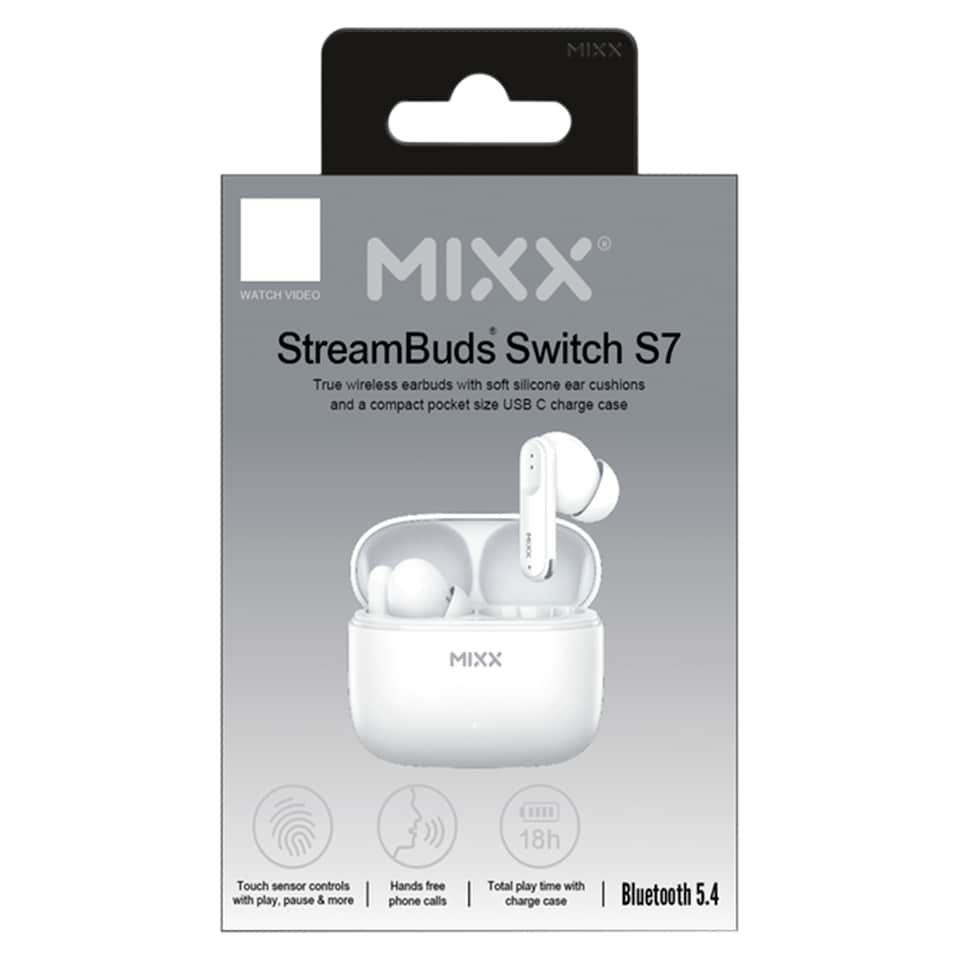 Mixx Streambuds Switch 3 TWS Earphones White