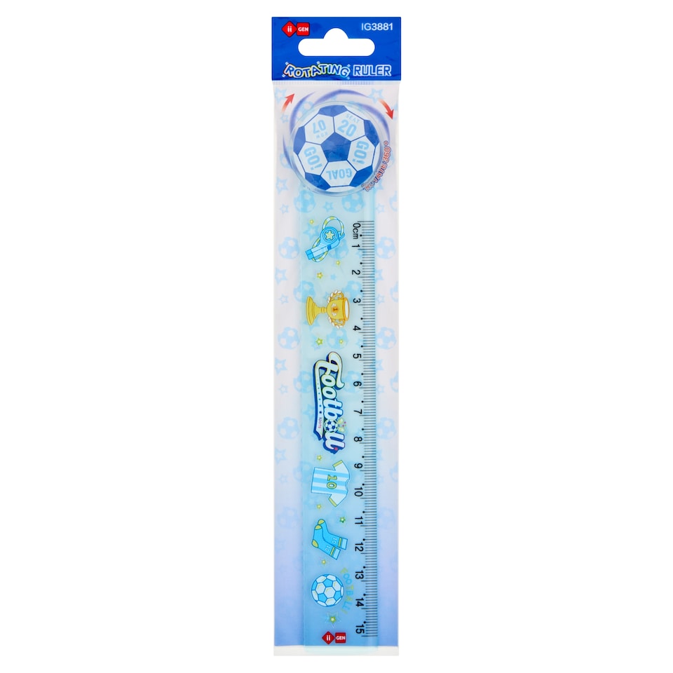 Football Rotating Ruler 15 cm