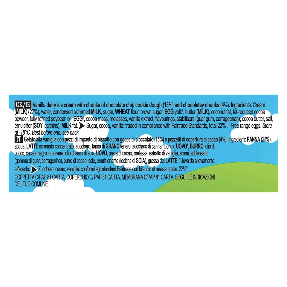 image 1 of BEN AND JERRY'S COOKIE DOUGH ICE CREAM TUB 100ML